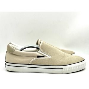 New‎ Republic Shoes Mens Size 13 Beige Round Toe Slip On Sneakers